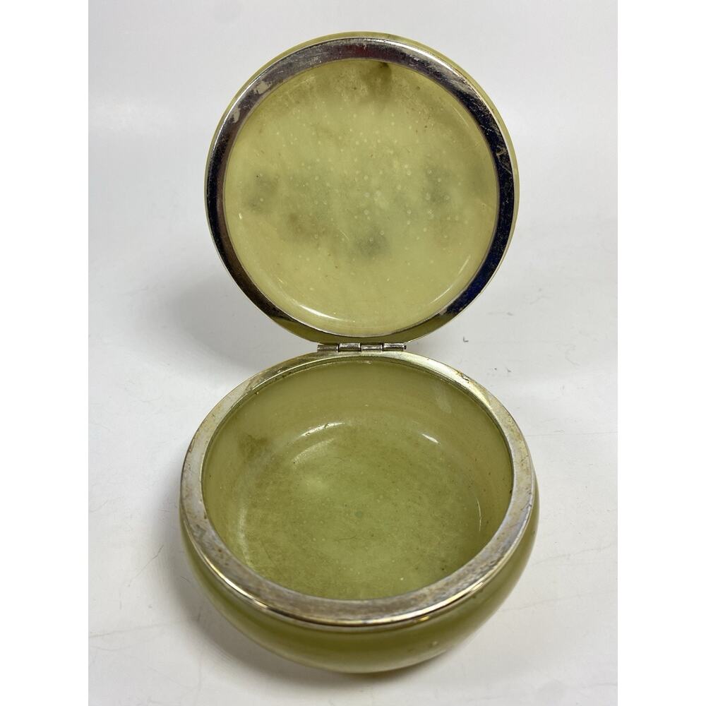 Vintage Alabaster Trinket Box - Picture 8 of 9